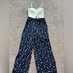 As U Wish Romper Women’s size S Lace Top